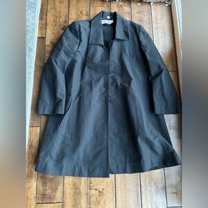 Stella McCartney Size 44 Black Medium Light A-Line Jacket - Unlined